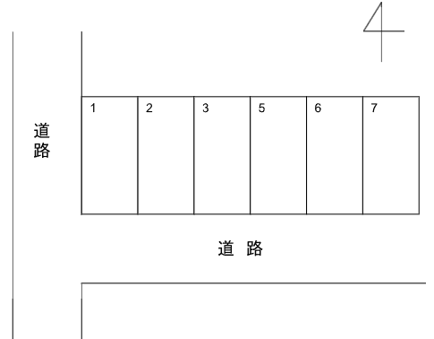 118駐車場の駐車配置図