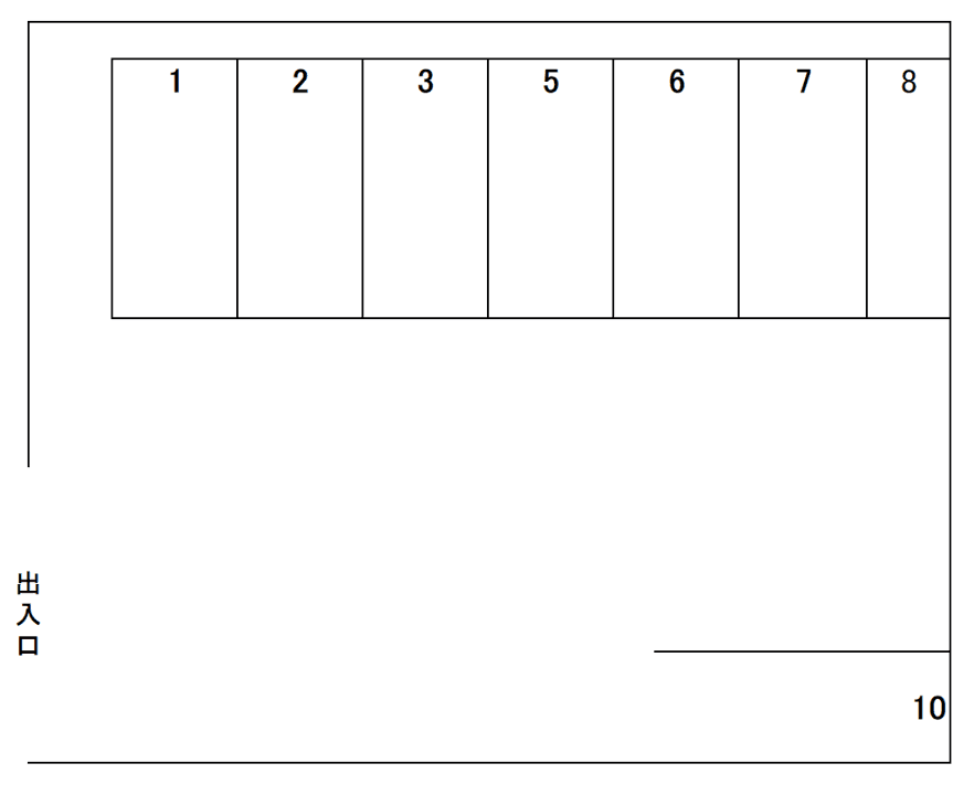 000122の駐車配置図