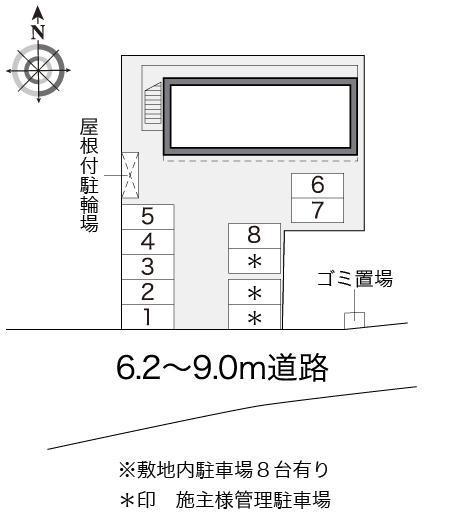 藤A(18402)の駐車配置図