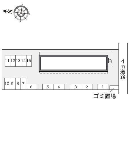 エトワール(16438)の駐車配置図
