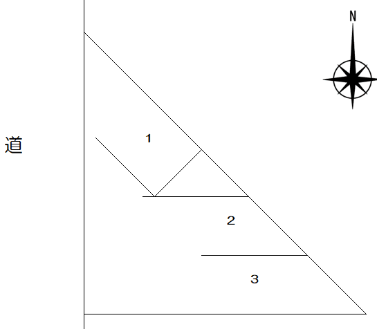 武久駐車場の駐車配置図