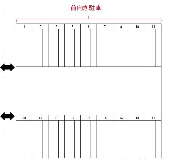J-107の駐車配置図
