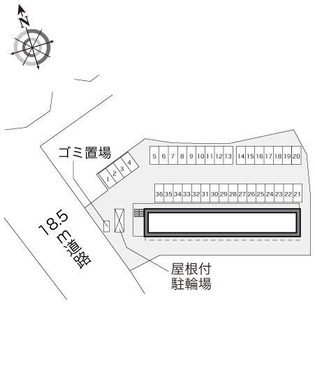 プレミアム ケイツー(31495)の駐車配置図