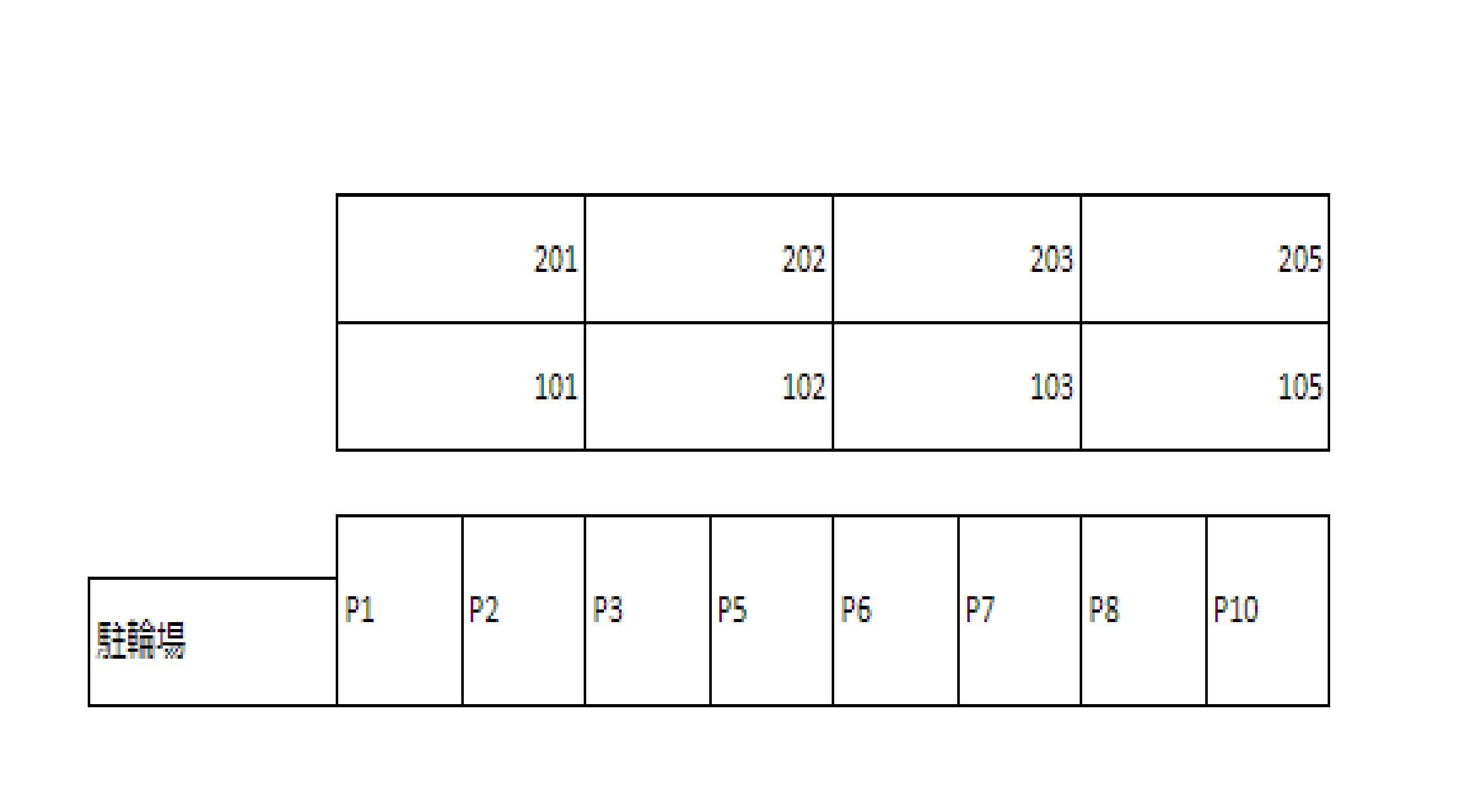 ボヌールの外観・駐車場イメージ1枚目