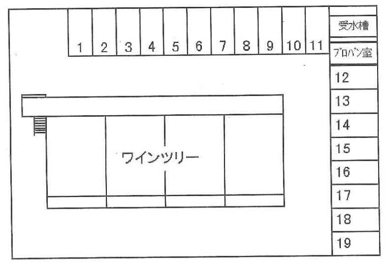 ワインツリーの駐車配置図