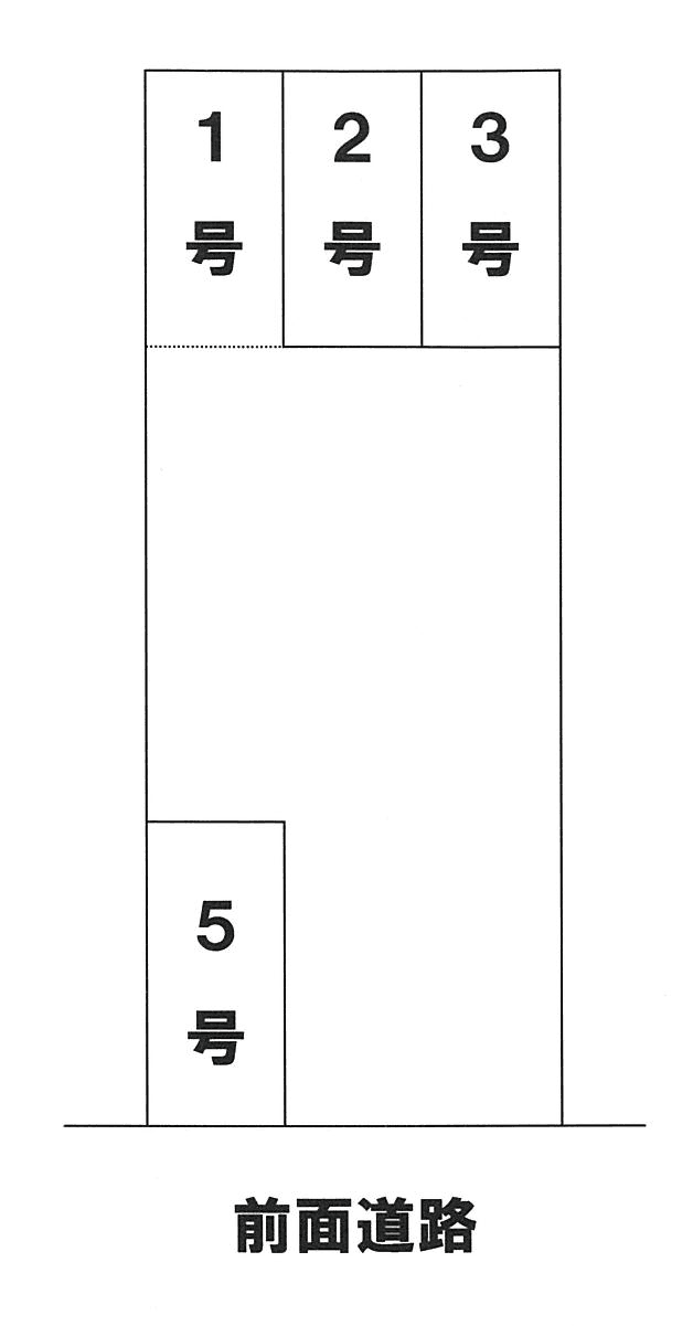 辰巳駐車場No.4の駐車配置図