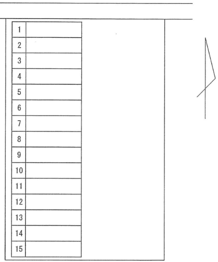 近見3丁目田中駐車場の駐車配置図