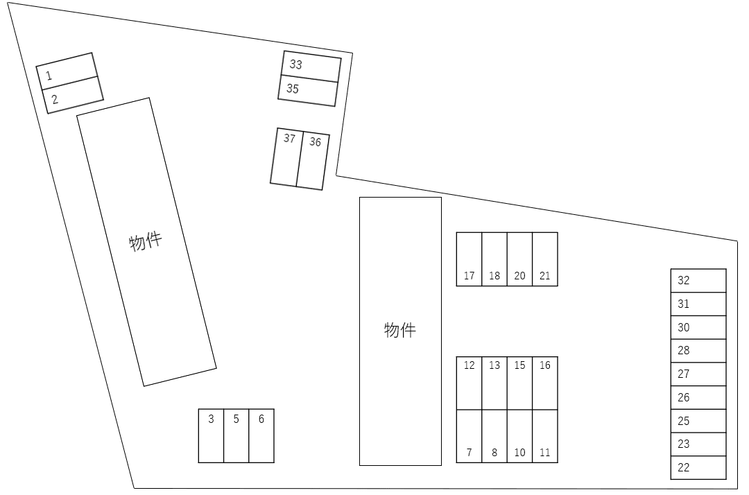 PETIT ETOILE Aの駐車配置図