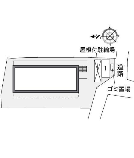 若竹Ⅱ(35185)の駐車配置図