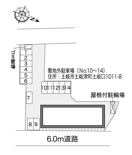 YROP(32090)の駐車配置図