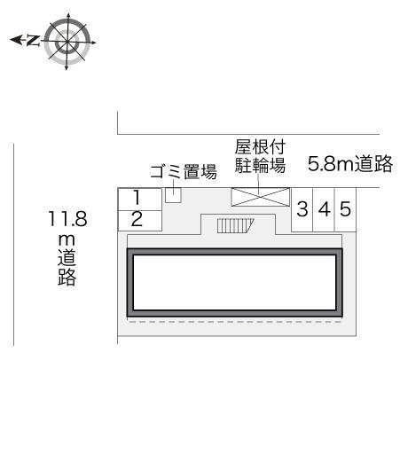 α(18444)の駐車配置図