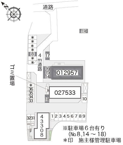 EastaukⅡ(12957)の駐車配置図