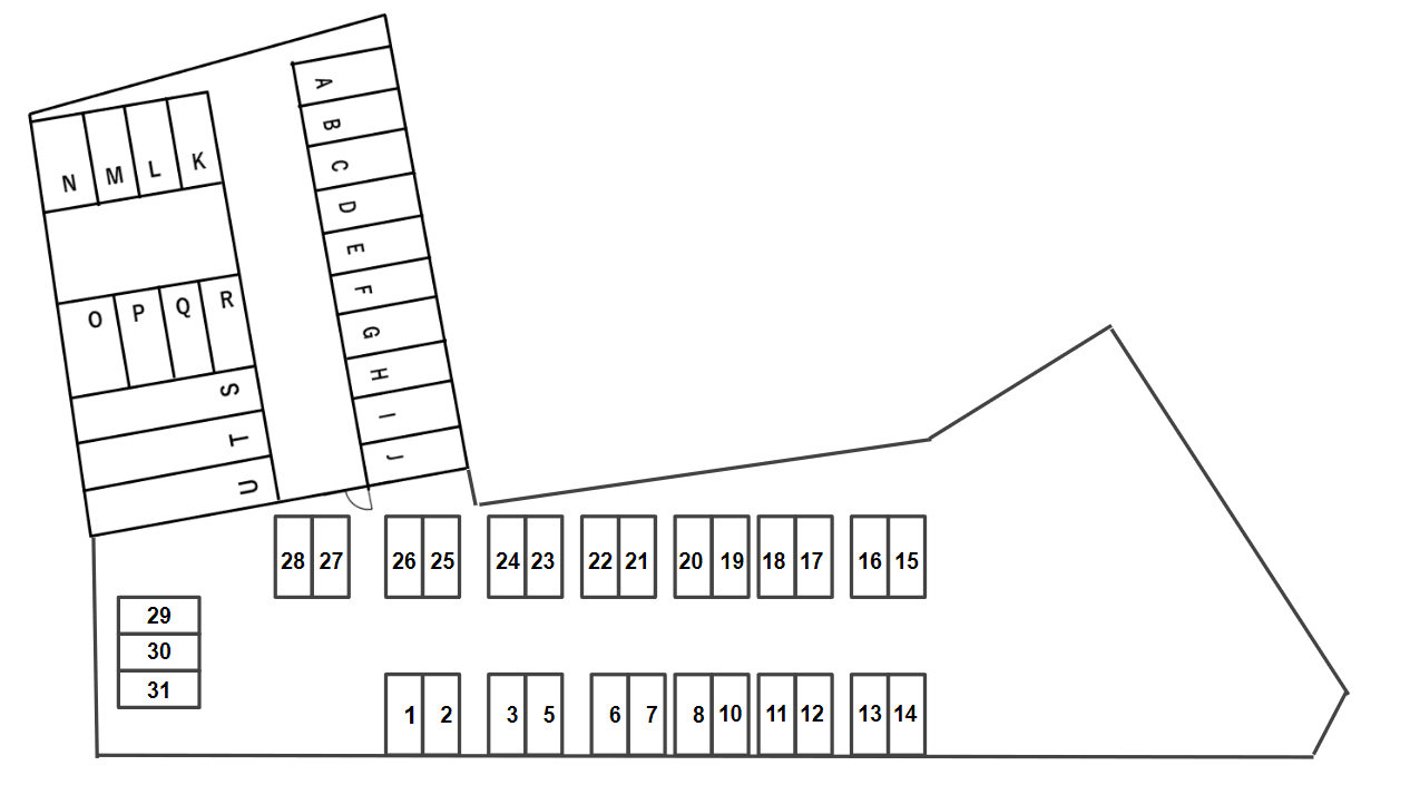 ファミール永田の駐車配置図
