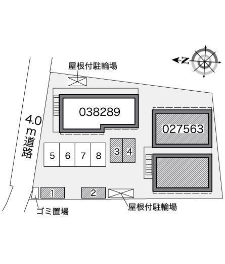 アクティⅡ(27563)の駐車配置図