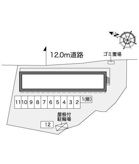 HAPPY平和Ⅱ(27271)の駐車配置図