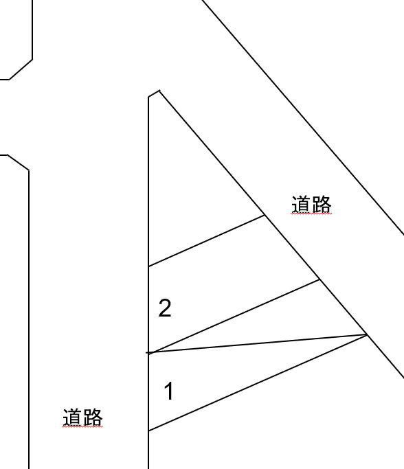エンター北加賀屋第6の駐車配置図