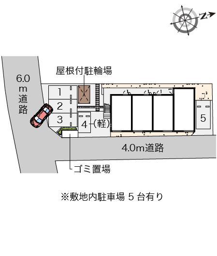 クレイノエスポワール町田(56349)の駐車配置図