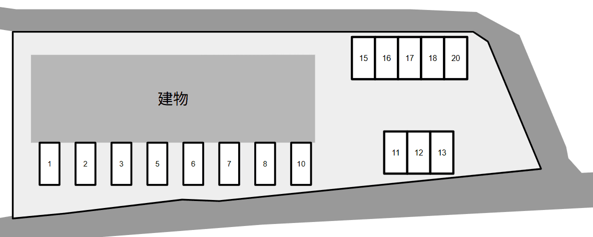 Himawariの駐車配置図
