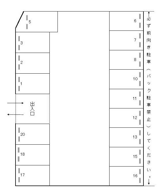 J-469の駐車配置図