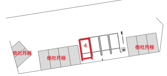 横浜下瀬谷第1の駐車配置図