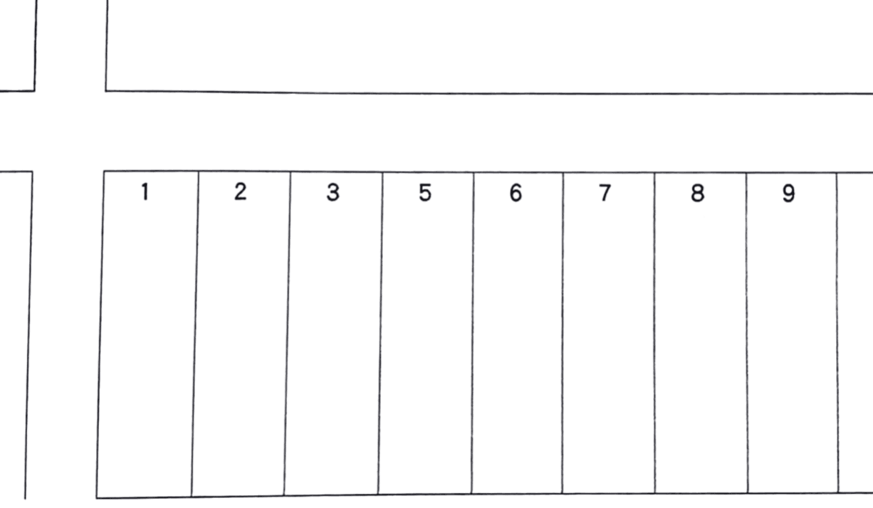 鴨江2丁目 稲川Pの駐車配置図
