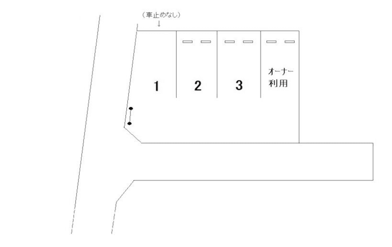アップル下藤沢5丁目駐車場の駐車配置図