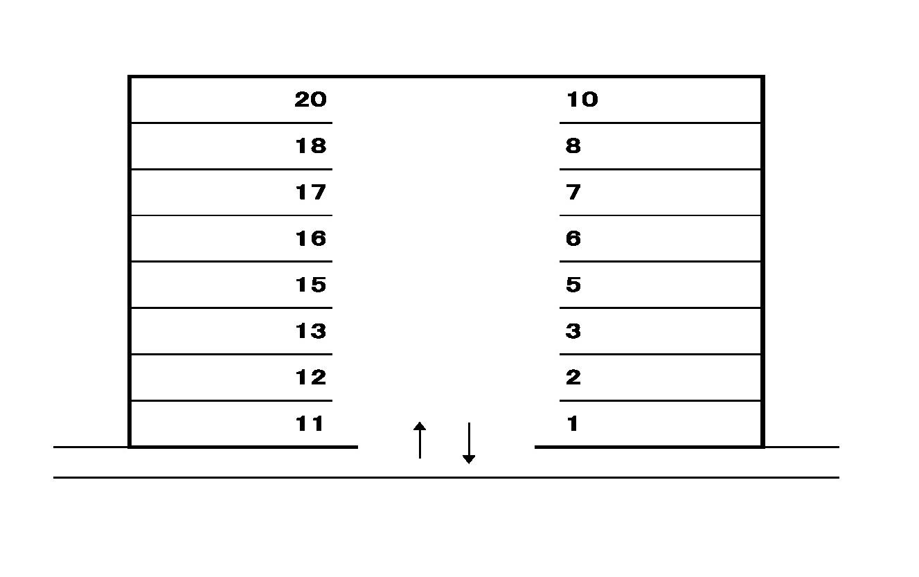 J-167の駐車配置図