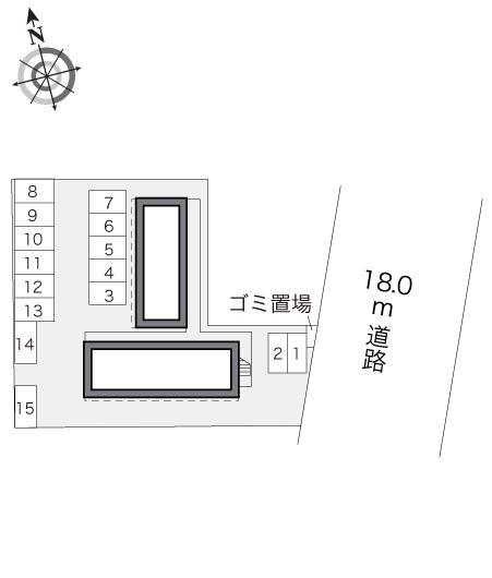 MINA(20266)の駐車配置図