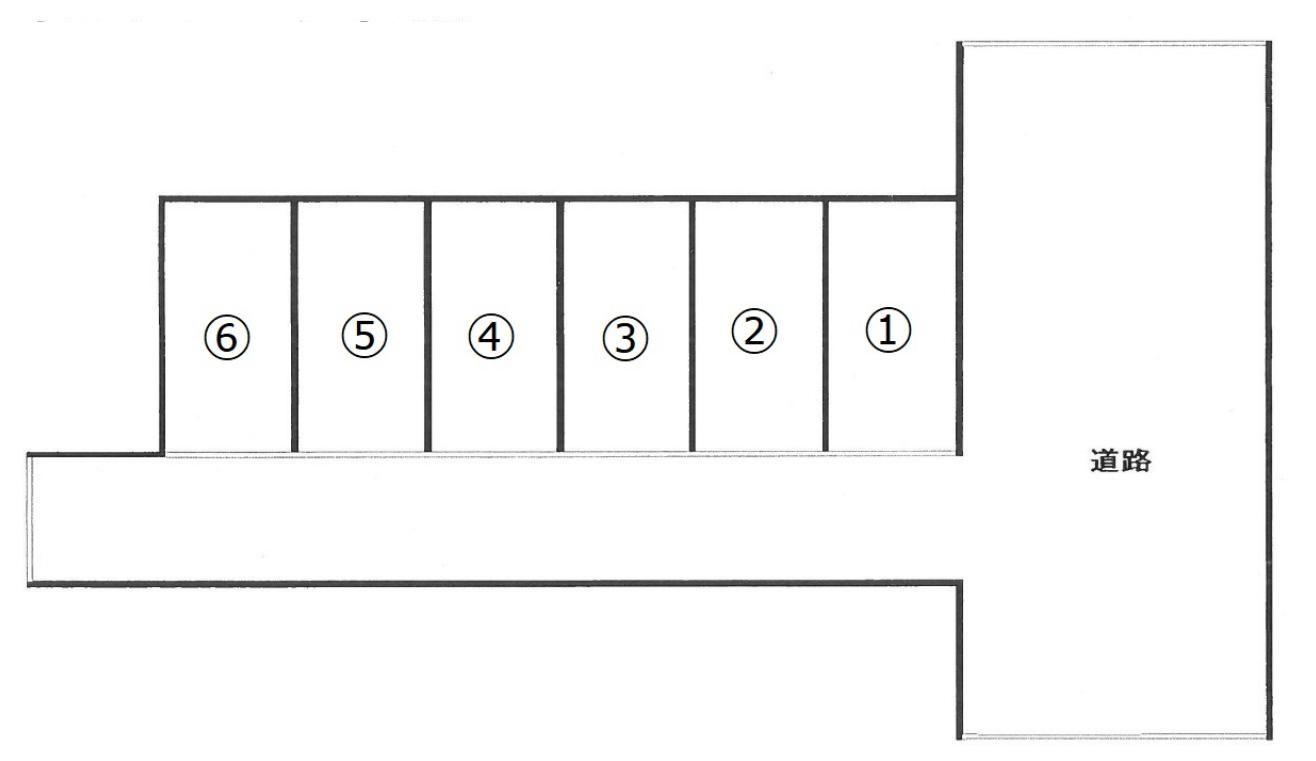 桜木町駐車場の駐車配置図
