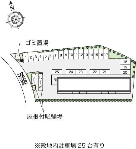 多田2(15710)の駐車配置図