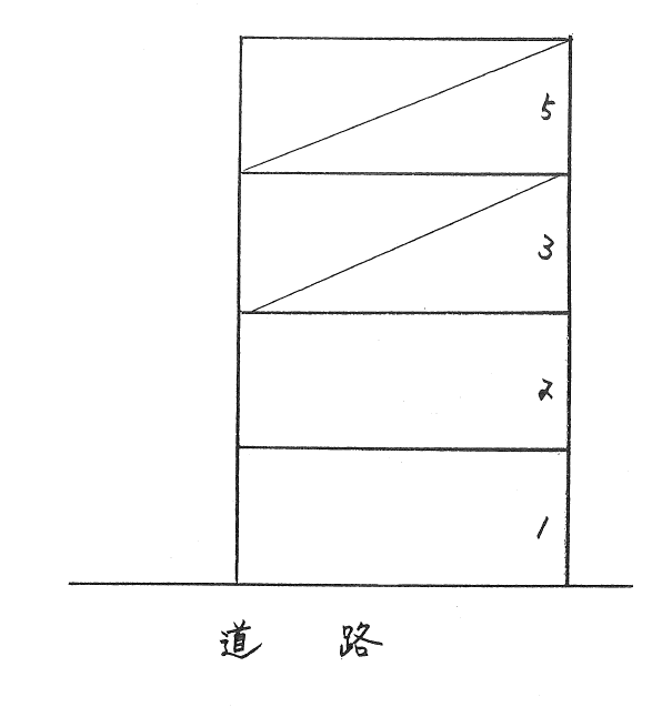 光正寺河合パーキングの駐車配置図