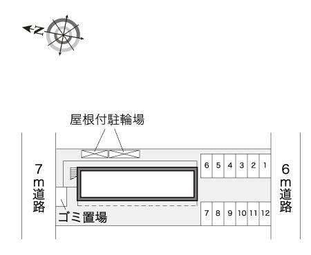 ビアント北園(14307)の駐車配置図