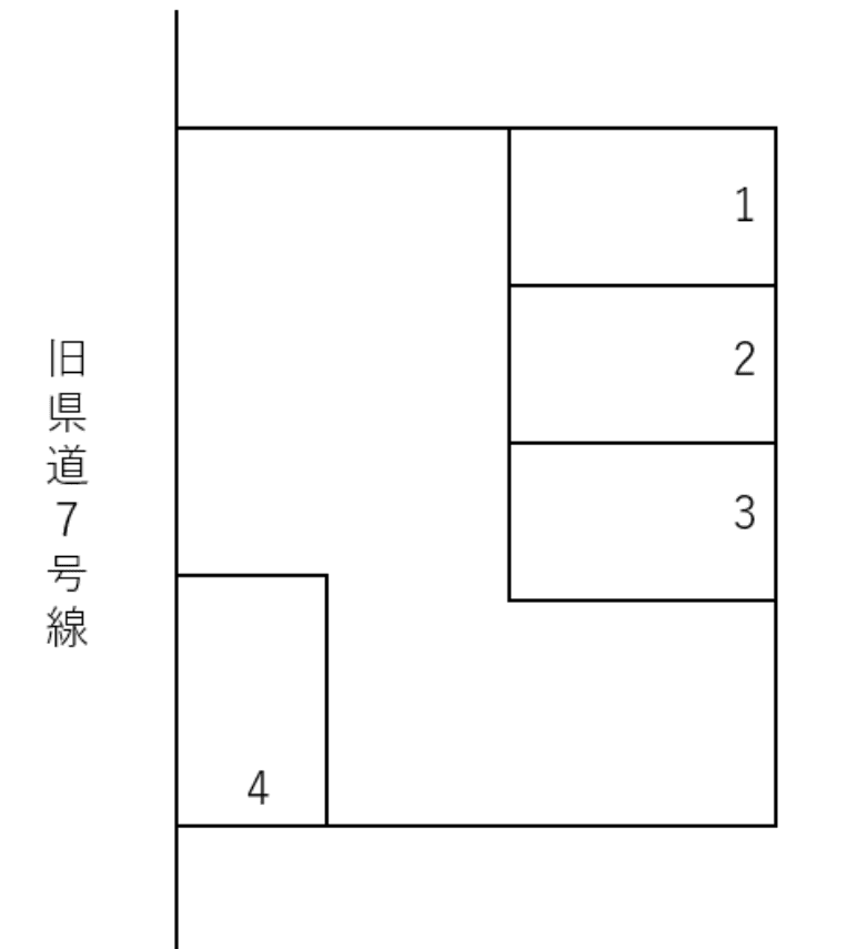 當間駐車場/500の駐車配置図