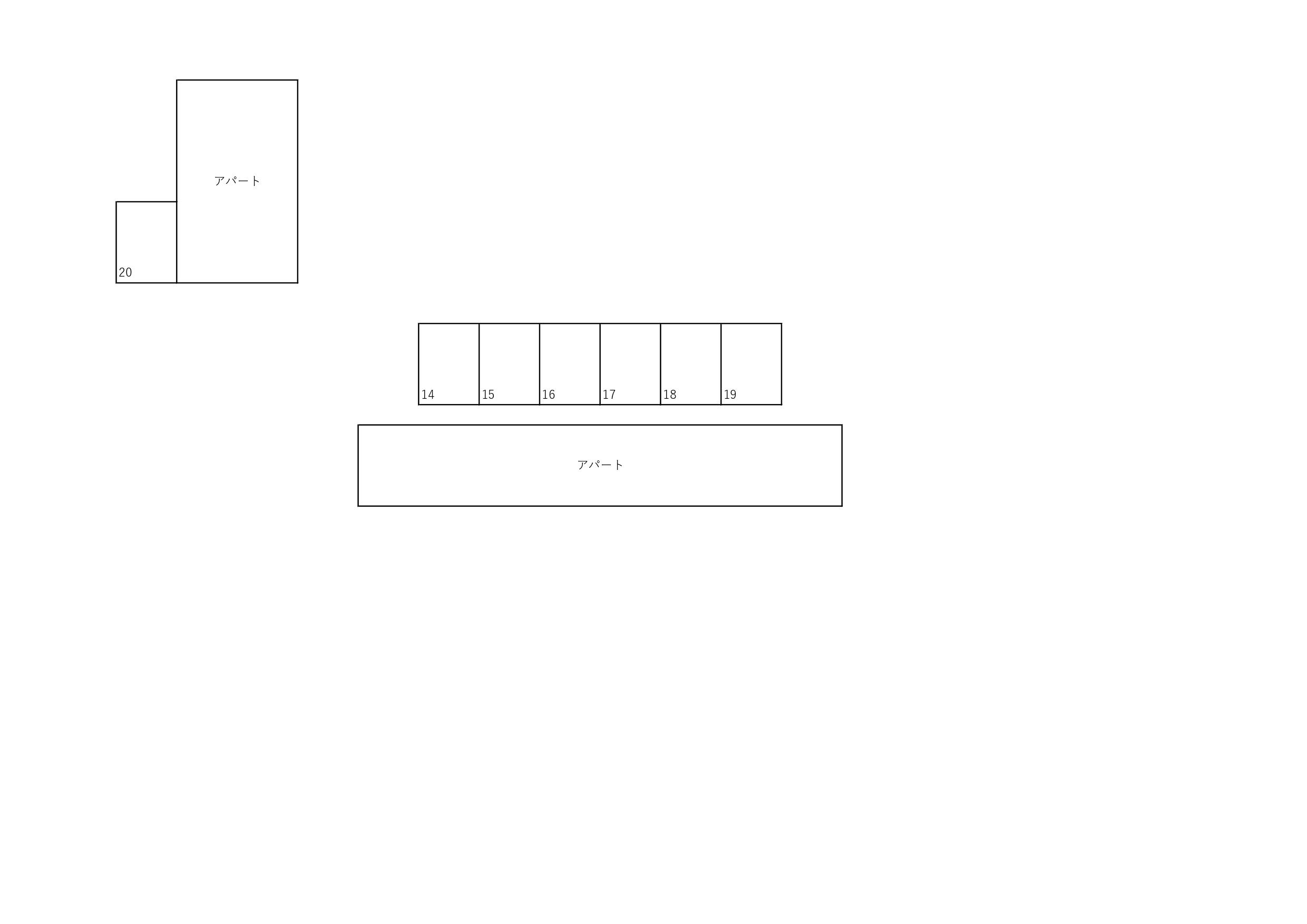プレジデントパーキングの駐車配置図