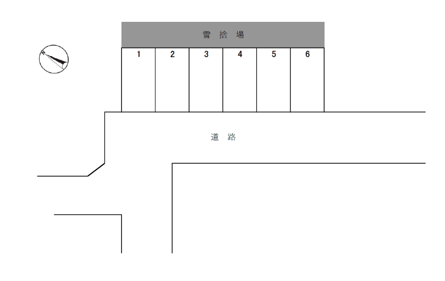 富野駐車場Ⅱの駐車配置図