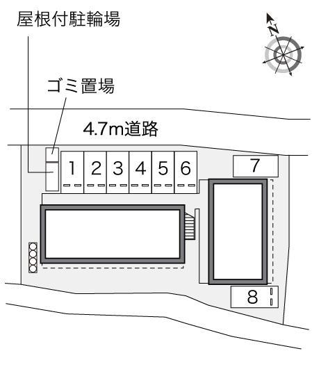 長草(21795)の駐車配置図