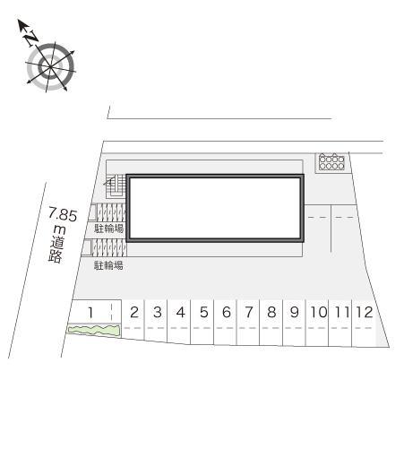 222(10408)の駐車配置図