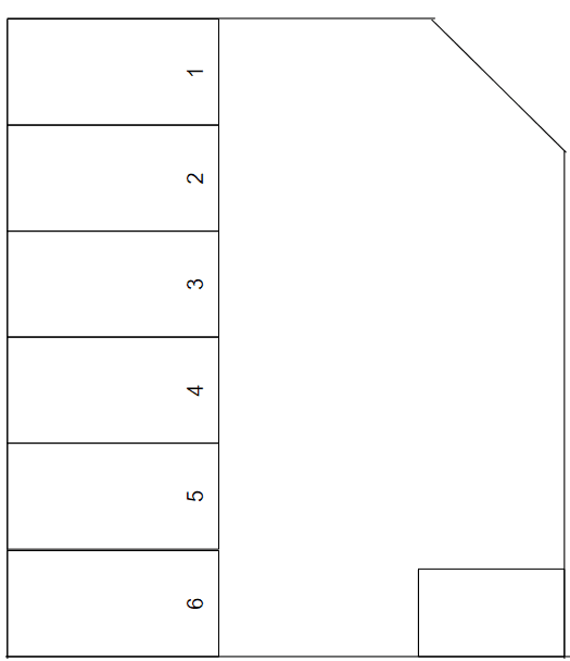 岩槻南平野第一駐車場の駐車配置図