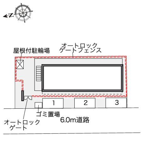 ウィステリア(40260)の駐車配置図