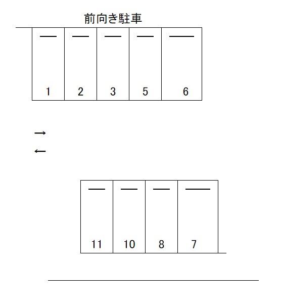 J-297の駐車配置図