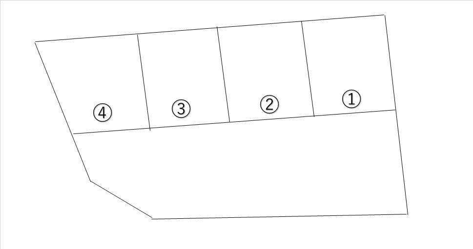 ジョイフル小鷺田パーキングの駐車配置図