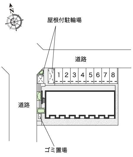 グラースⅡ(52949)の駐車配置図
