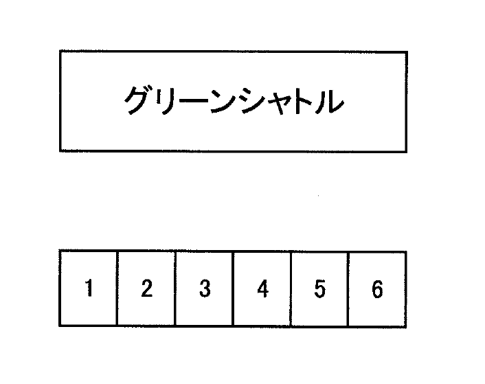 グリーンシャトルの駐車配置図