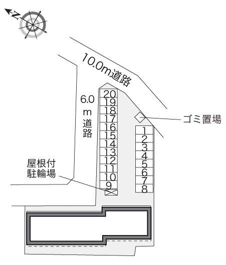 マ メゾン(31518)の駐車配置図