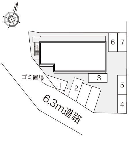 プランタン四番館(17579)の駐車配置図