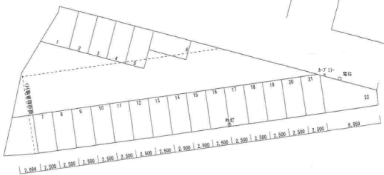 リバティ・ベルパーキングの駐車配置図