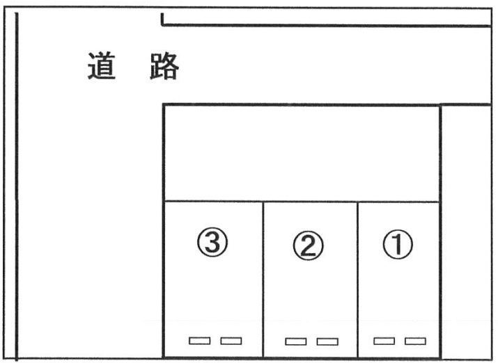 本町三丁目2448番地駐車場の駐車配置図