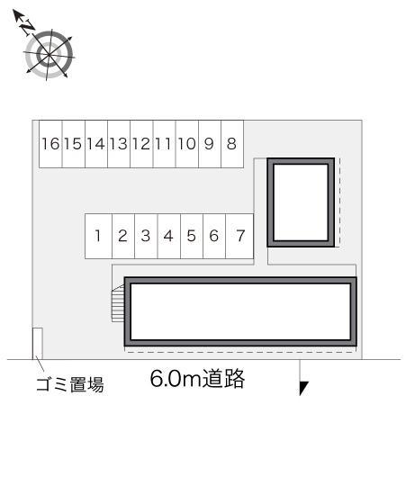 アイランド(19618)の駐車配置図