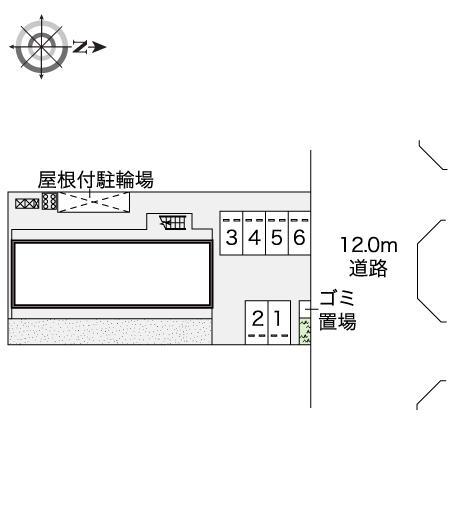 御厨EAST(45533)の駐車配置図