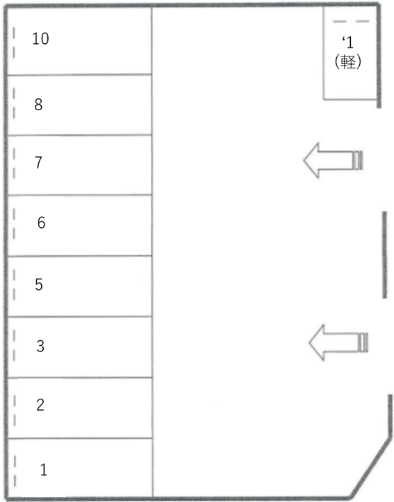 51の駐車配置図